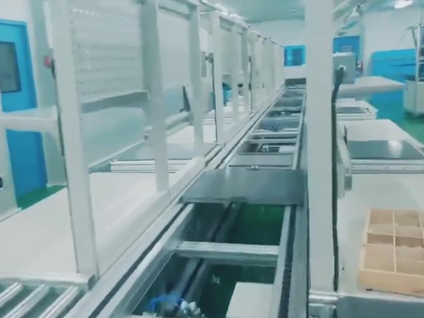 中国航天七院飞行器组装线流水线测试运行